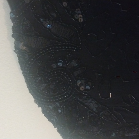 Pretty black sequin dress Size 22-24.  "Designs" by Lane Bryant - Picture 5 of 11